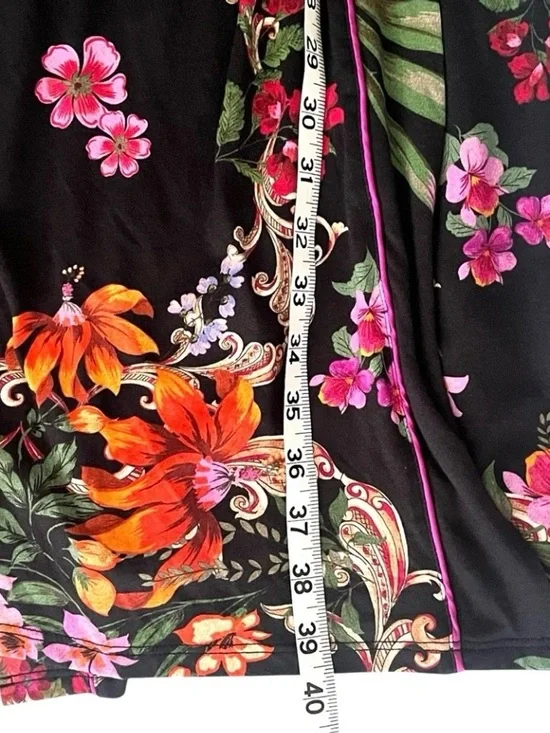 Johnny Was Floral Pocca Kimono Robe M NWT Pima Cotton Boho Duster No Belt - Picture 7 of 12